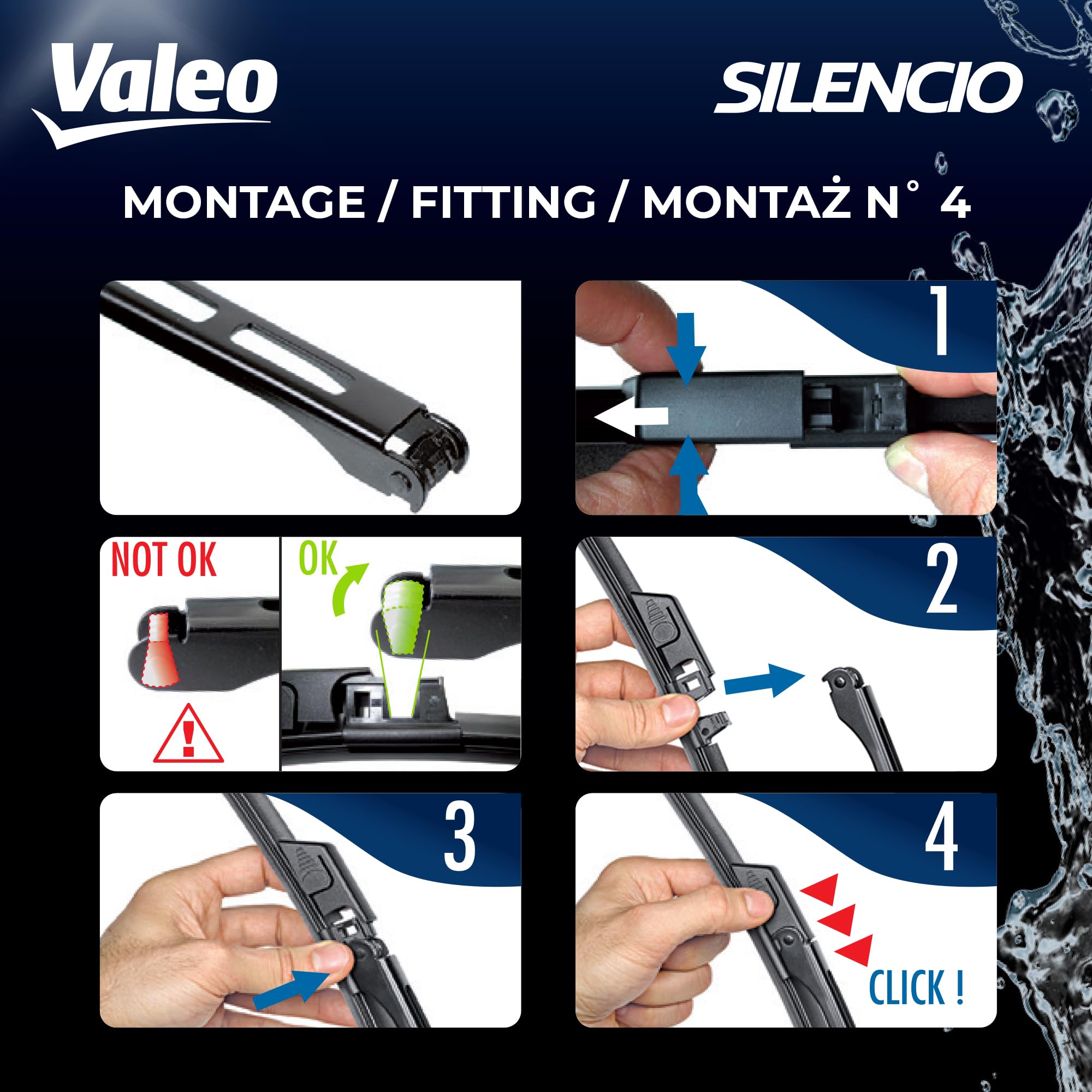 VALEO Silencio Wiper - VF353 - Kit of High Performance, Superior 