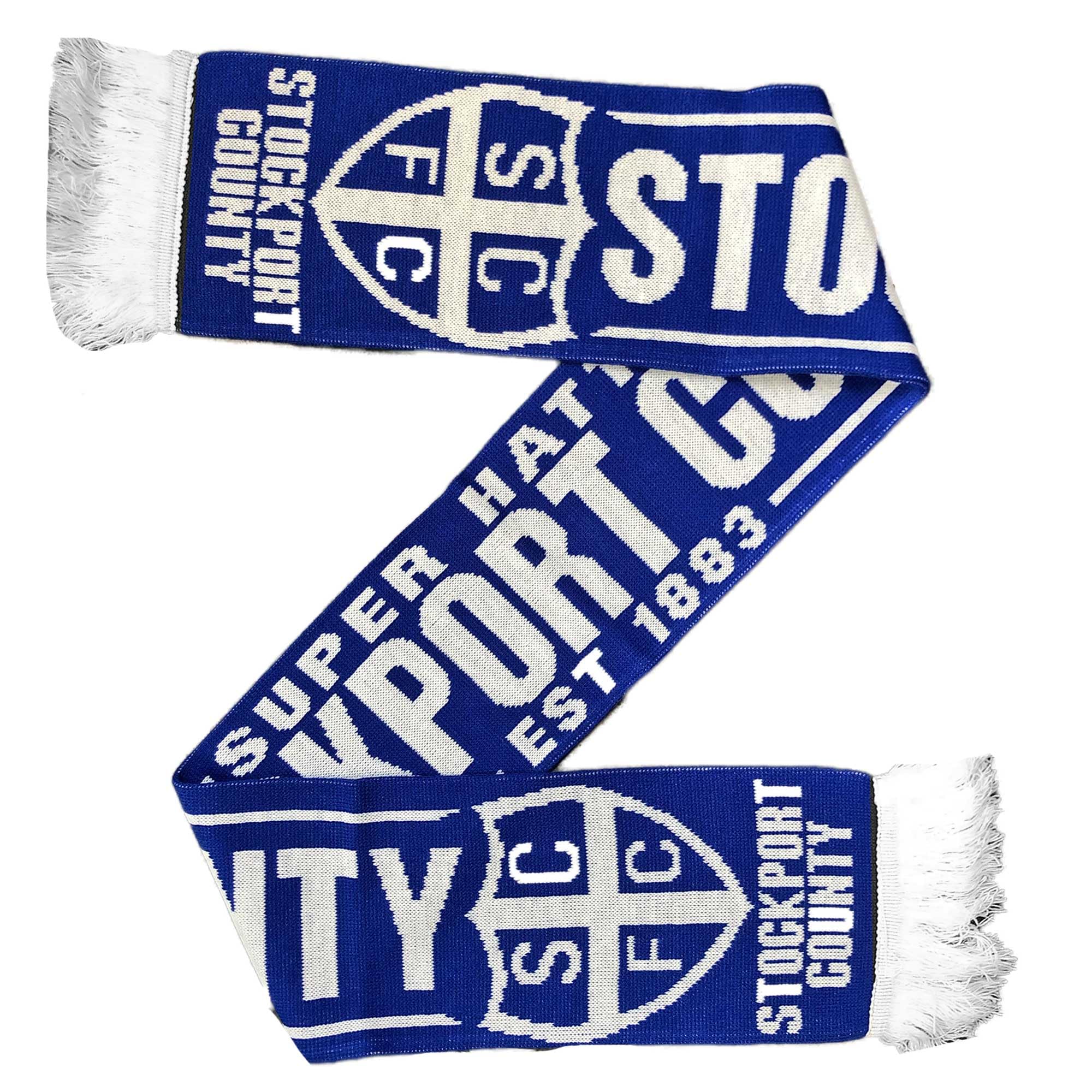 Stockport County Football Fans Souvenir Promotion Scarf - The Hatters 2024 Champions Scarf (British - Unisex, 100% Acrylic) - Image 4