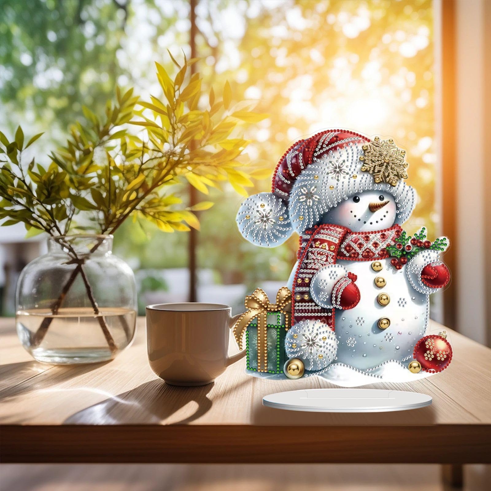 Peinture Diamant Adulte Gnome De Noël - Kit Complet 5D - Décoration DIY - Cadeau De Noël