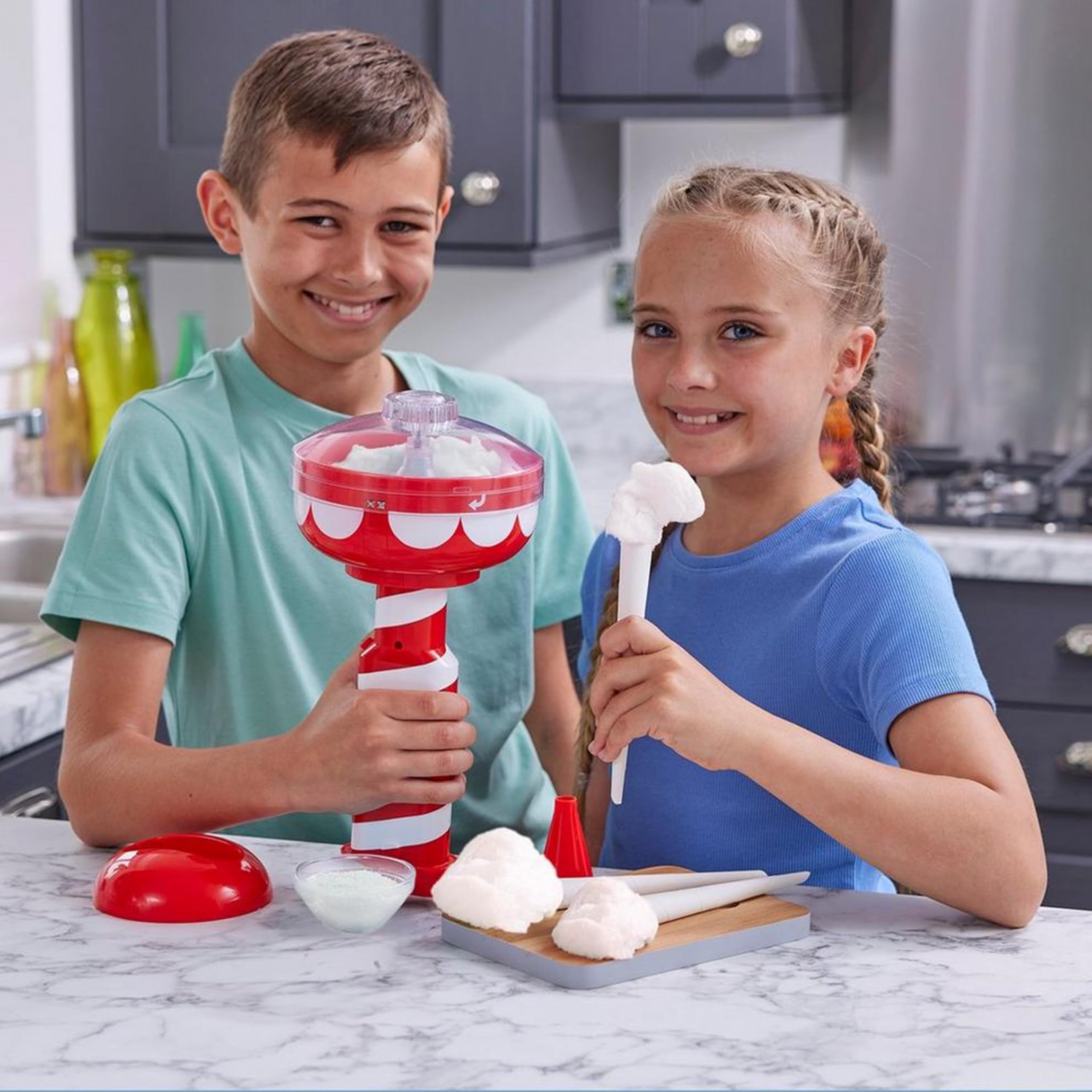 Bizak Chef De Algodón Magico, Juguete para cocinar aalgodón de azucar, Juego de Cocina para niños y niñas Desde 3 años, cumpleaños (64463171)