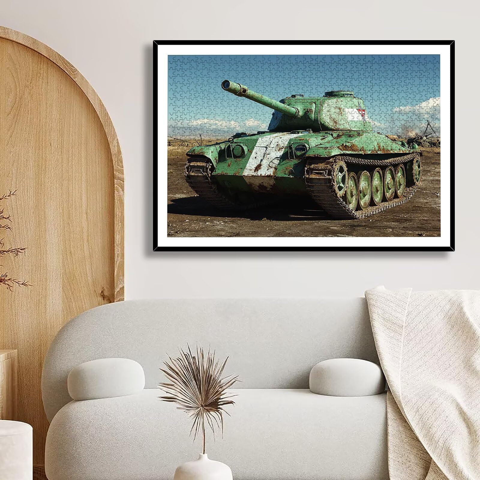 Puzzle 1500 Pièces Réservoir, Puzzle 1500 Pièces Adultes et Enfants, Puzzles Bois avec Une Boîte d'emballage Exquise, Jeu Éducatif Puzzles Cool, Decoration Maison, Cadeau Femme, Cadeau Homme, -7903