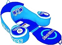 Vista 2 de WOW World of Watersports First Class Lounge - Flotador inflable para 1 persona y Aqua Campania Ultimate 2 en 1 - Flotador de piscina - Extra grande