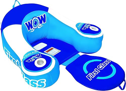 Miniatura 2 de WOW World of Watersports First Class Lounge - Flotador inflable para 1 persona y Aqua Campania Ultimate 2 en 1 - Flotador de piscina - Extra grande