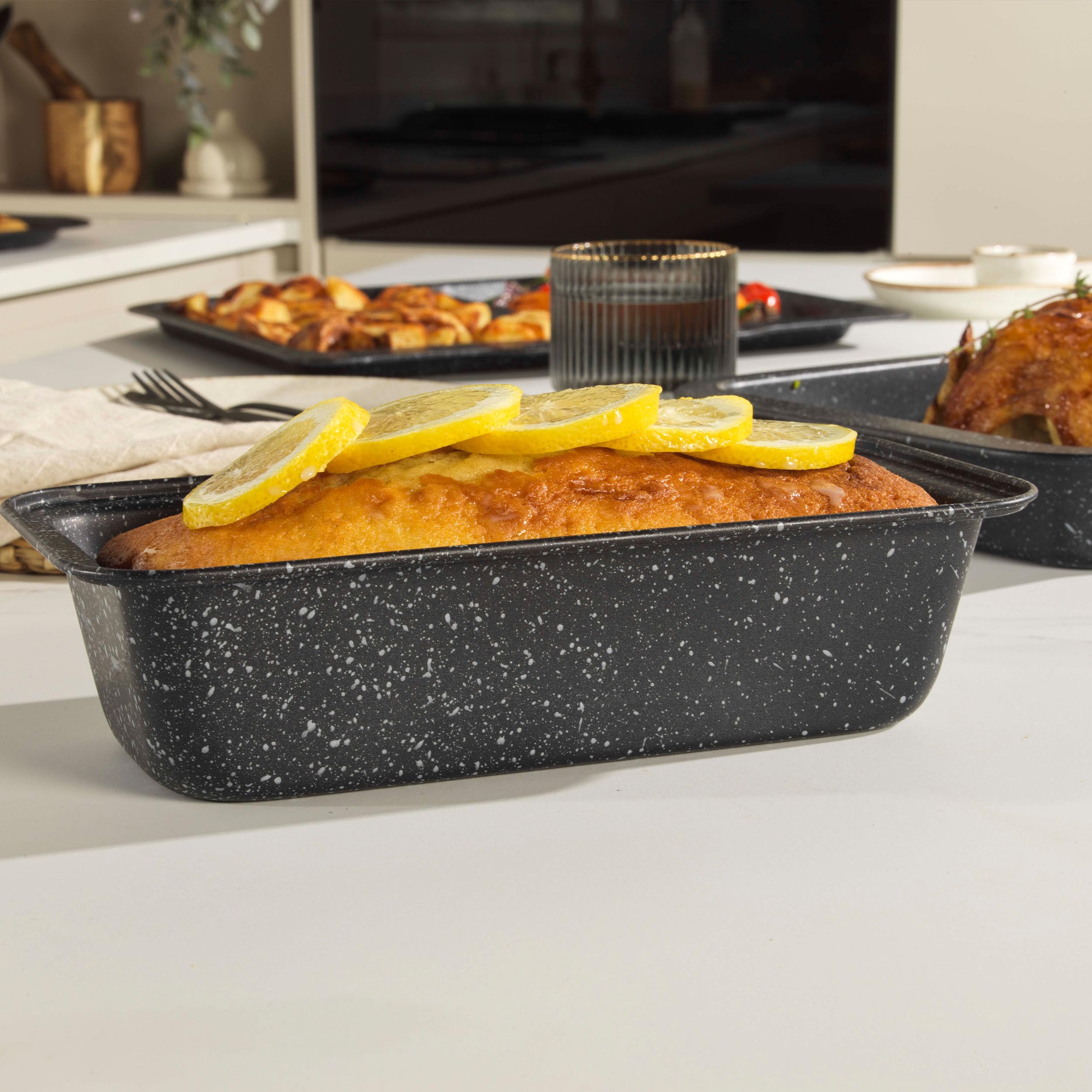 Salter BW07037EU7 Megastone 27cm 1lb Loaf Tin, Non-Stick Rectangular Cake Pan, Carbon Steel, Easy Clean - Image 3