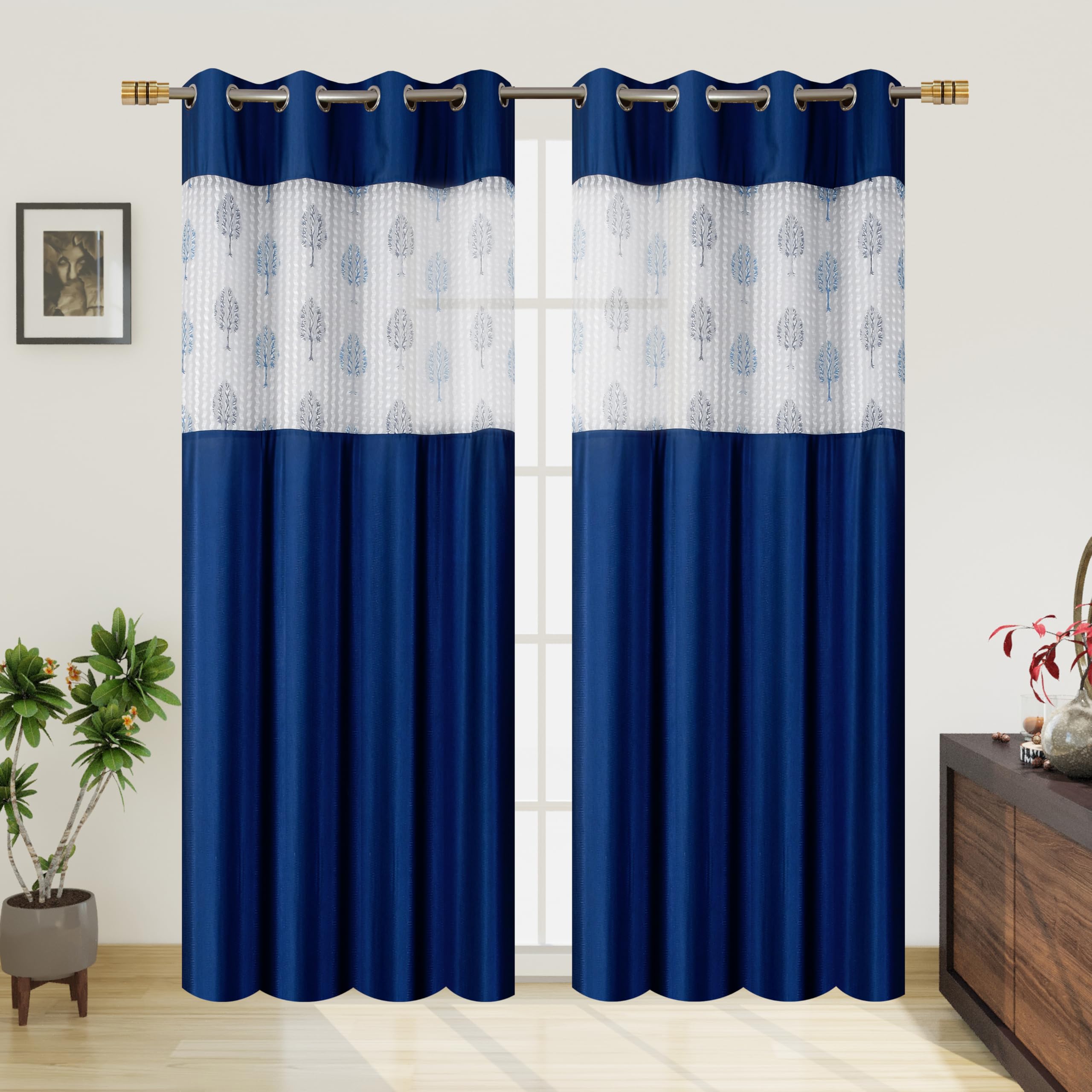 Small Window Curtains - Coffee -6