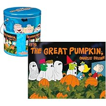 AQUARIUS Peanuts Great Pumpkin 500 Piece Jigsaw Puzzle with Bucket Officially Licensed Merchandise & Collectible Gift 14"x19"