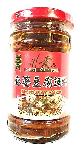 Spicy King Mapo Salsa de tofu 8 onzas (paquete de 2)