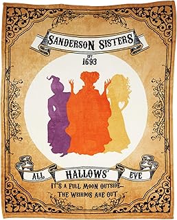 Spirit Halloween Hocus Pocus Fleece Blanket | Officially Licensed