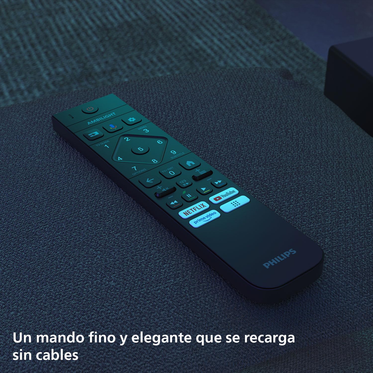 Philips Ambilight 65OLED820 4K OLED Smart TV - Pantalla de 65 Pulgadas con P5 AI Picture, Google TV, Dolby Vision y Sonido Dolby Atmos - Funciona con Alexa y Asistente de Google