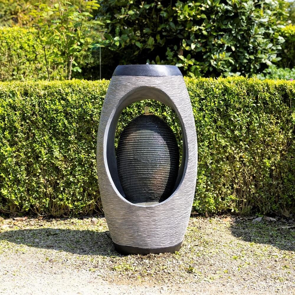 Primrose Nazare Oval Water Feature With Lights 75.5Cm from B&Q