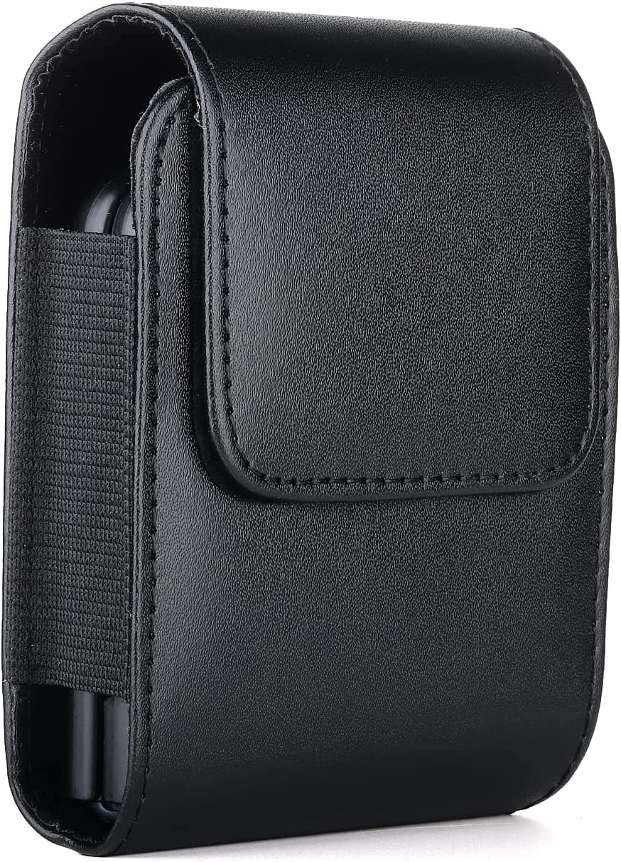 Total Care PU Leather Cell Phone Holsters for Samsung Galaxy Z Flip/Z Flip 5G/Z Flip 3 5G/Z Flip