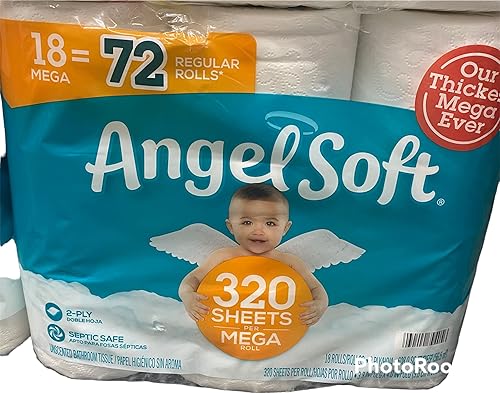 CR-FUSE All About - Papel higiénico de gran variedad de tu elección (papel higiénico suave, 18 mega rollos 72 rollos regulares, papel de baño de 2