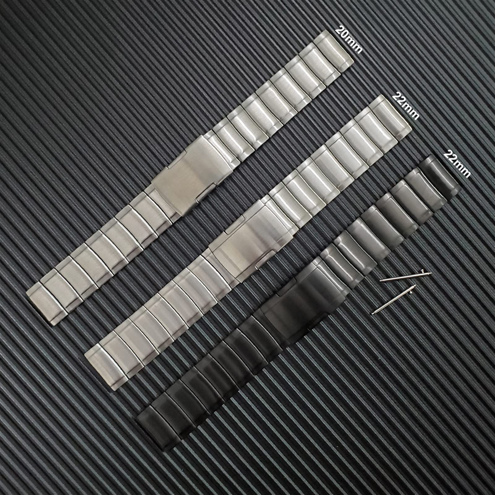 Pasek ze stali nierdzewnej ze stali nierdzewnej, inteligentne zegarki o szerokości 20 mm i akcesoria bransoletki 22 mm