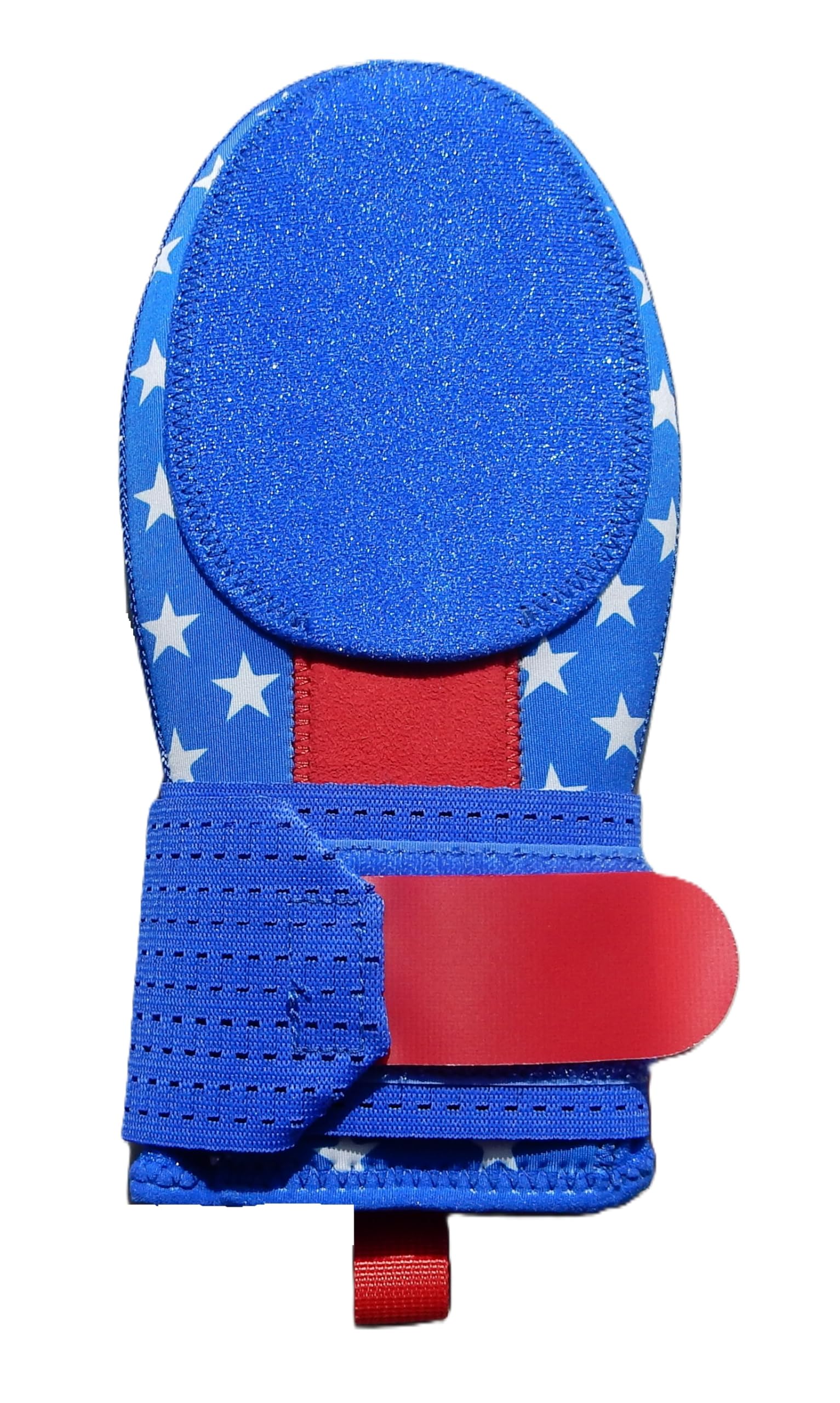 Baseball Softball Sliding Mitt Baserunner Protection - Blue Red & White Stars - 2 Sizes (Youth)