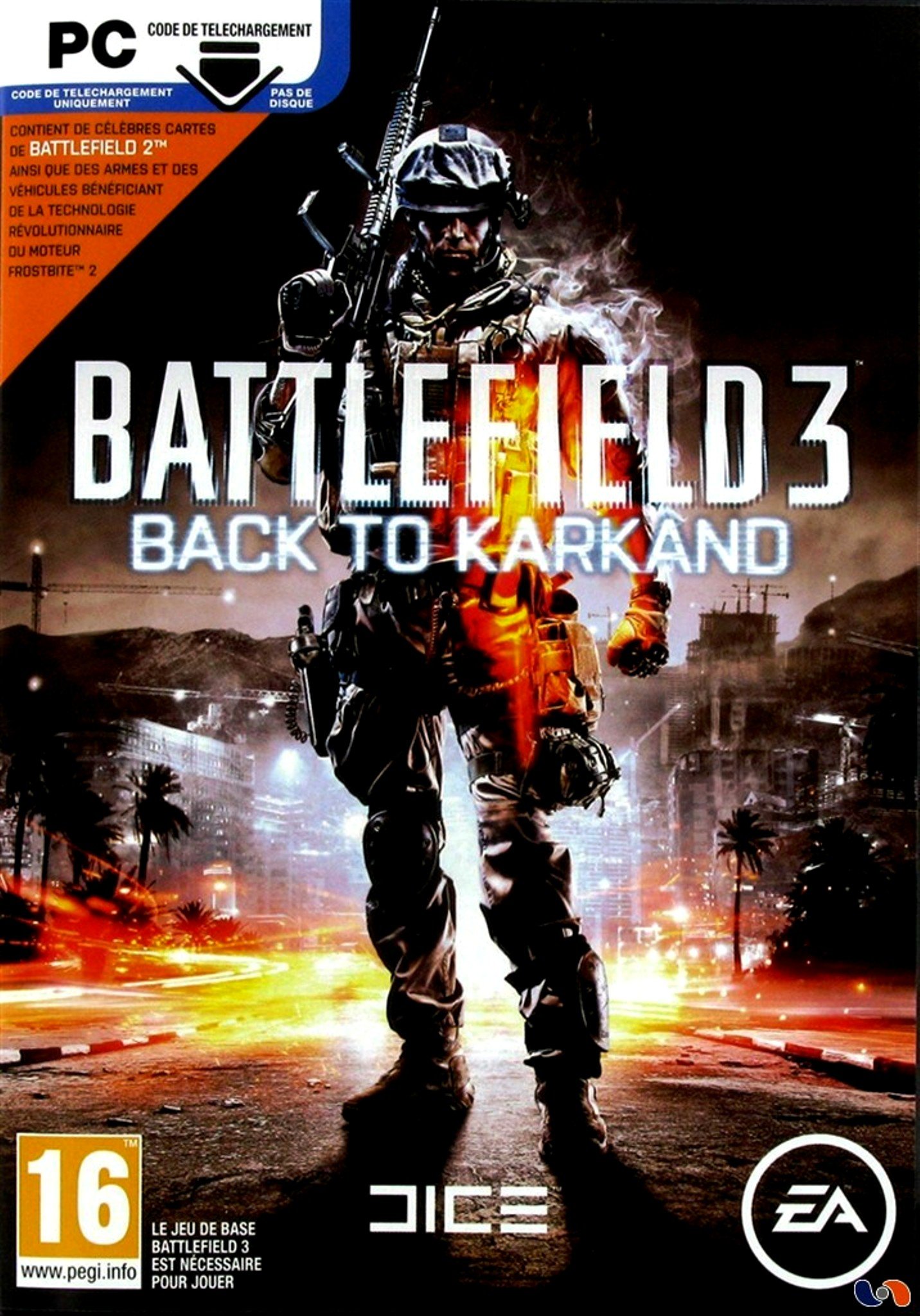 Battlefield 3 Edition Limitee + Extension Back To Karkand - PC - Tres Bon Etat