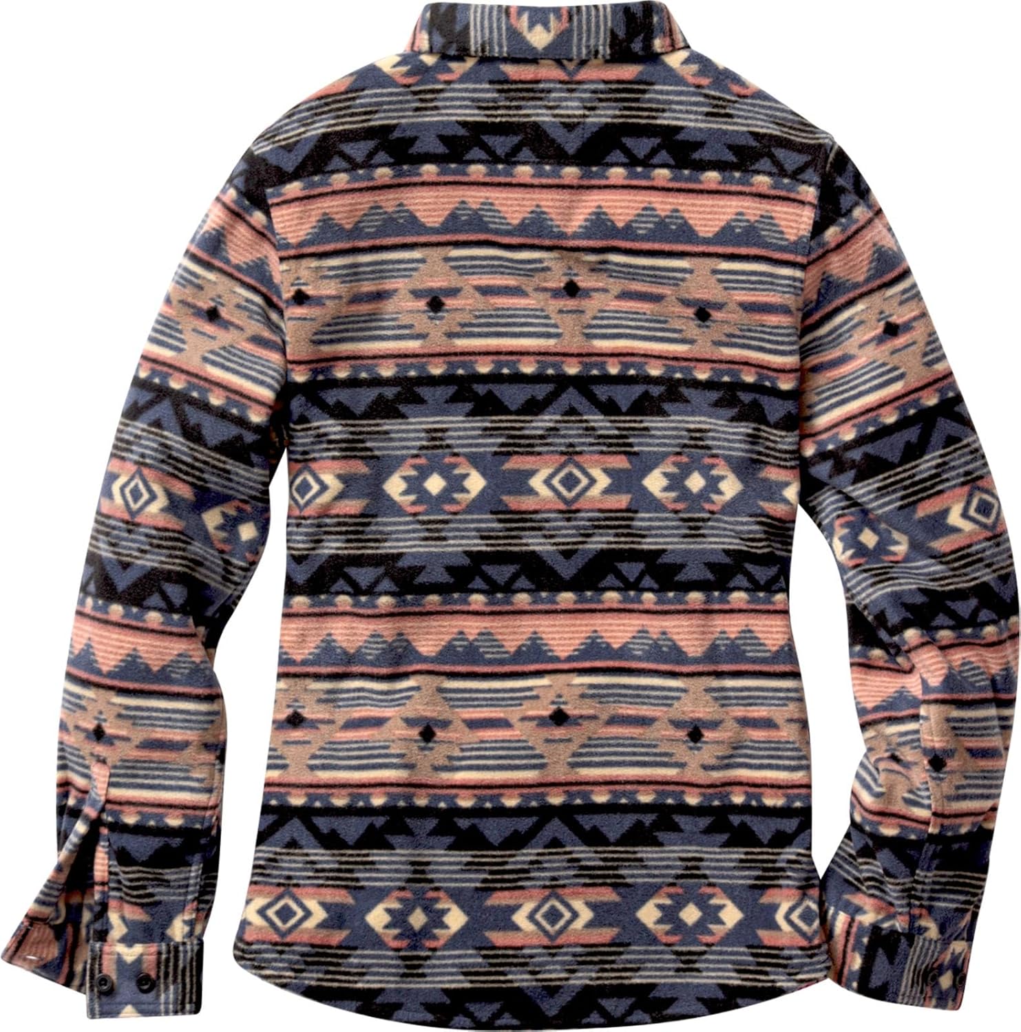 Legendary Whitetails Ladies Trail Guide Fleece Plaid Button Up Shirt - Image 3