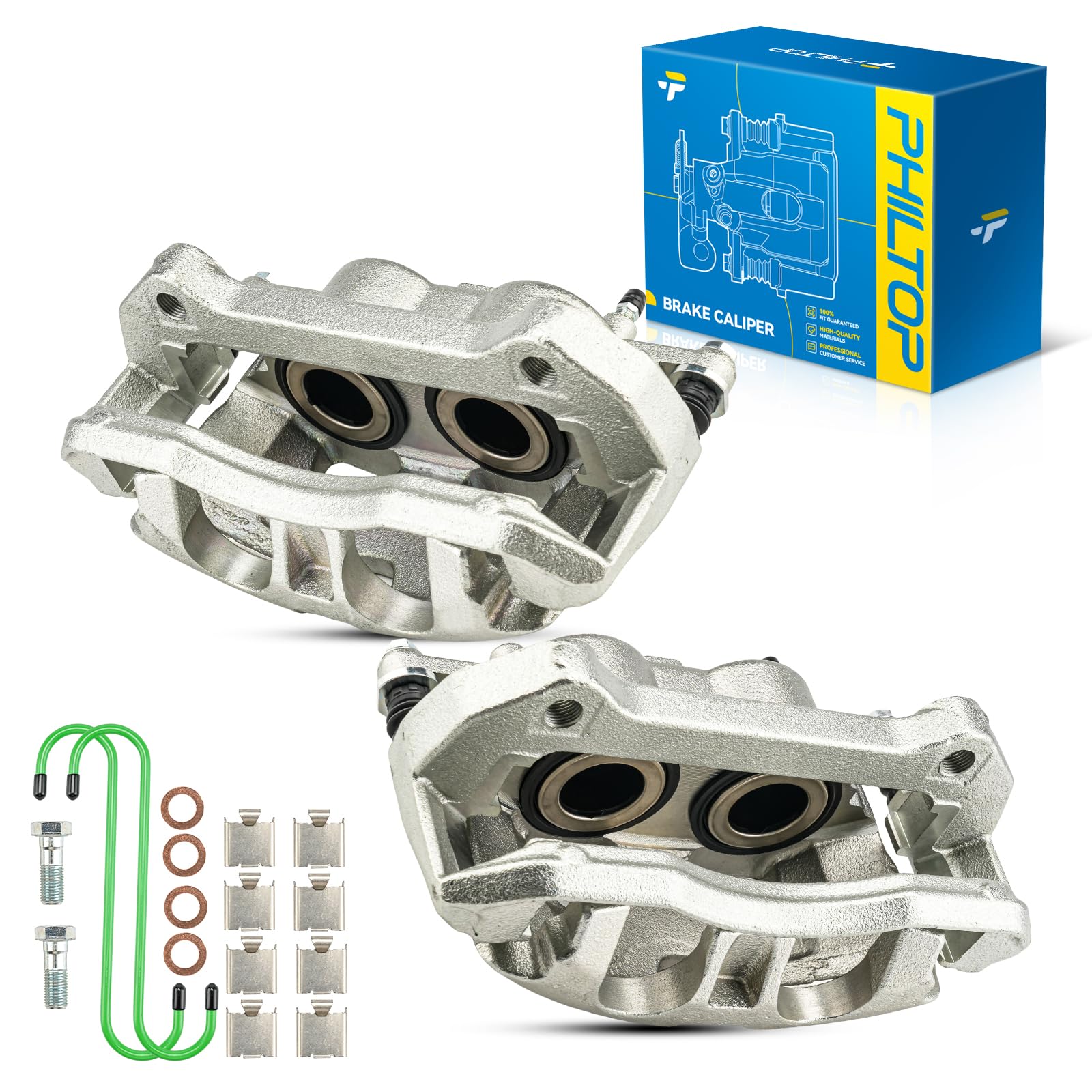 PHILTOP Front Brake Caliper for 2010-2011 Ford F-150, 2010-2021 Expedition