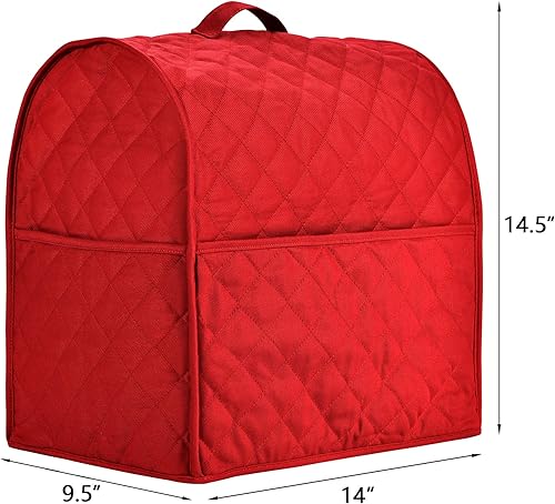 Miniatura 5 de Funda para batidora de pie compatible con batidora Kitchenaid, se adapta a todos los modelos de cabezal inclinable y elevador de tazón, algodón