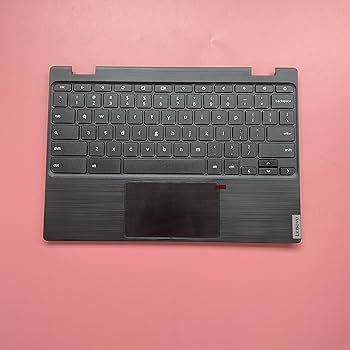 Lenovo 10e Chromebook Tablet Case Replacement Palmrest With Keyboard & Touchpad For Lenovo 100e Chromebook Gen 3 - Black Lenovo ThinkPad 11e Chromebook - Foto 4