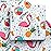 WRAPAHOLIC Summer Wrapping Paper Sheet - 12 Sheets Flamingo Design Folded Flat for Birthday, Party, Baby Showers - 19.7 Inch X 30 Inch Per Sheet