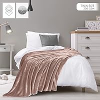 Vista 561 de Utopia Bedding - Manta de vellón de lujo, mullida, antiestática; manta de suave microfibra de 8.8 oz/yd² (300 g/m²) para cama; tamaño individual
