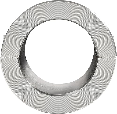 Miniatura 6 de HECASA Abrazadera de tubo con cuello dividido compatible con abrazaderas de barra enrollable de tubo de acero de tamaño OD de 1.875 pulgadas, pernos