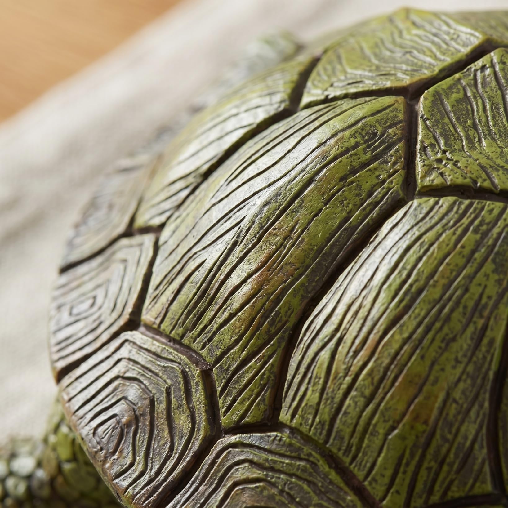 HOMSFOU Schlüsselversteck in Schildkrötenform 7.28X4.72X2.56In Wetterfeste Gartendeko Aus Kunststein Versteckter Schlüsselhalter Für Ersatzschlüssel Schmuck Und Kleine Wertgegenstände