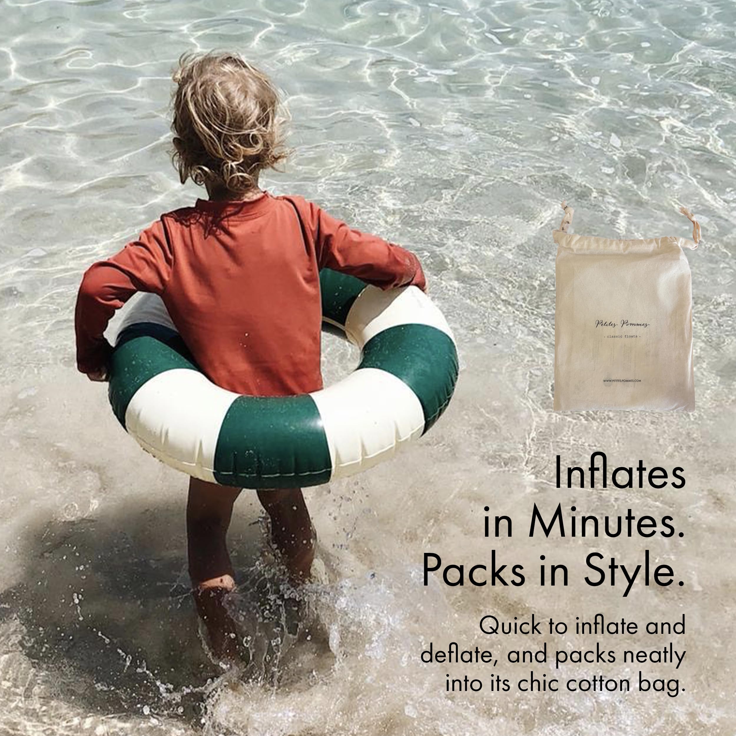 Petites Pommes Flotador de flotación Ø45-120 cm para niños y adultos