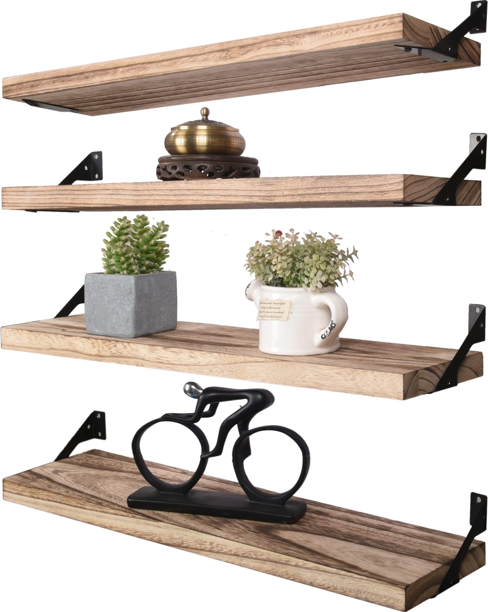 Amazon.com: IKJZIZP 36 Inch Rustic Farmhouse Floating Shelves for Wall ...