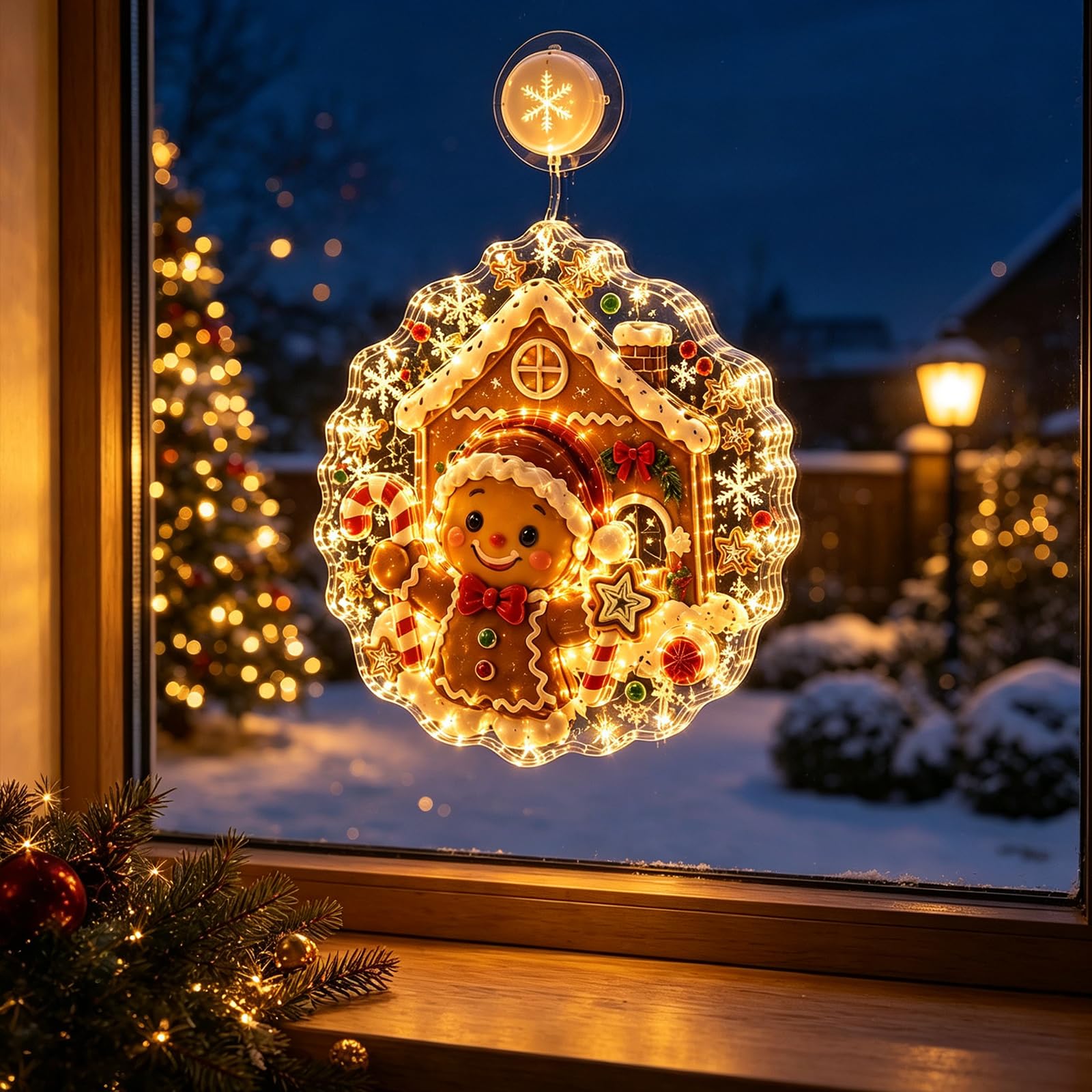 Christmas Suction Cup Window Light, Christmas Window Light (#1)