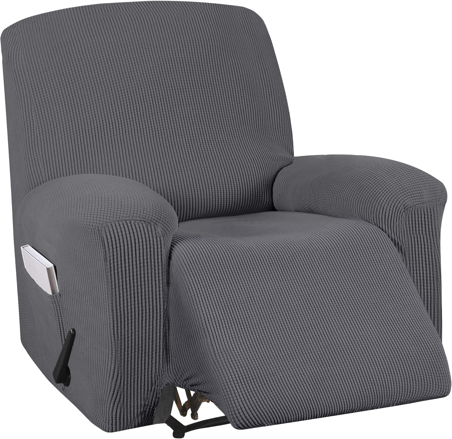 Funda para reclinable con bolsillos, 1 pieza para silla reclinable