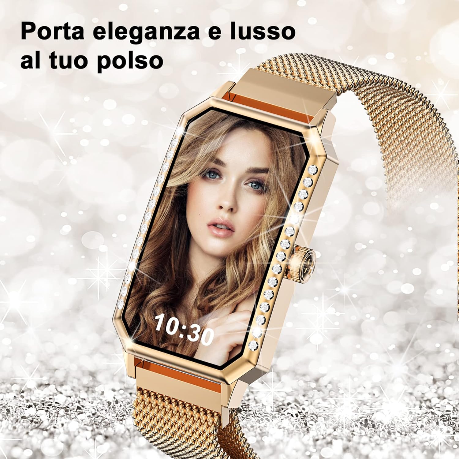 Smartwatch Donna,Blackview R9 Smart Watch e Orologio Fitness Intelligente con Contapassi,Cardiofrequenzimetro,Pressione Sanguigna,SpO2,24 Modalità Sportive,Notifiche Messaggi,Android iOS Smartwatch Donna,Blackview R9 Smart Watch e Orologio Fitness Intelligente con Contapassi,Cardiofrequenzimetro,Pressione Sanguigna,SpO2,24 Modalità Sportive,Notifiche Messaggi,Android iOS