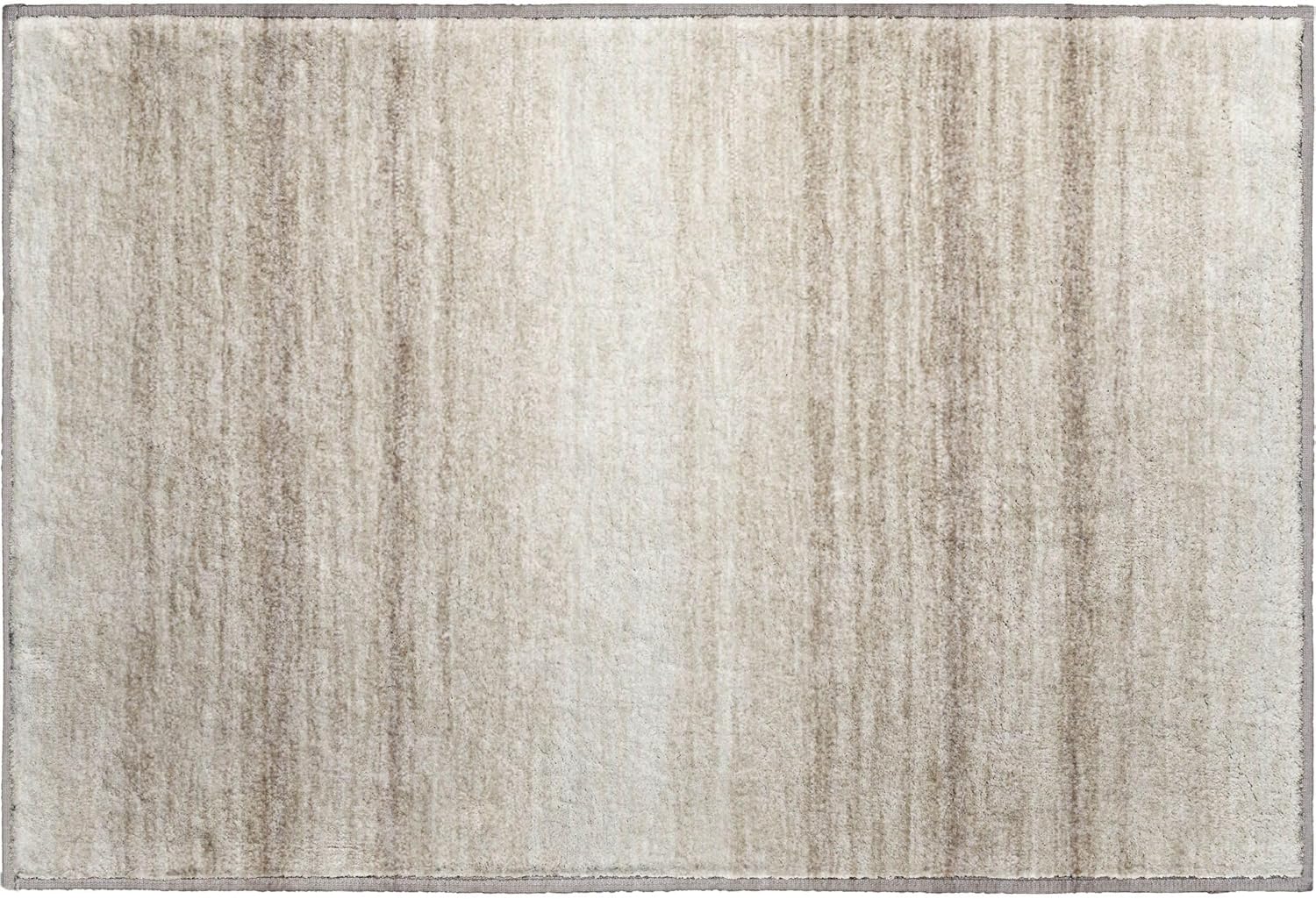 Addison Rugs Mayfield AMF1033 Ivory 1'8" x 2'6" Indoor Premium Machine Washable Rug, Silky Soft, Easy Clean, Non Shedding, Bedroom, Living Room, Dining Room, Kitchen Rug