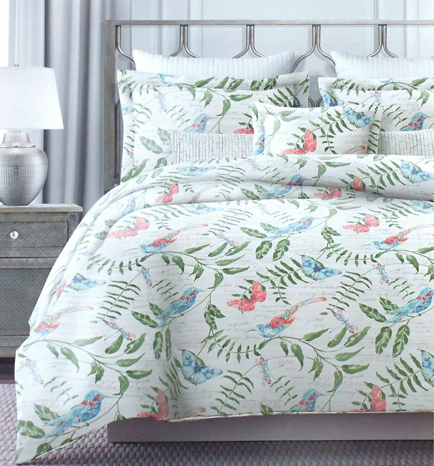 Buy Tahari Home Vintage Botanical Wild Flower Print Duvet Quilt Cover
