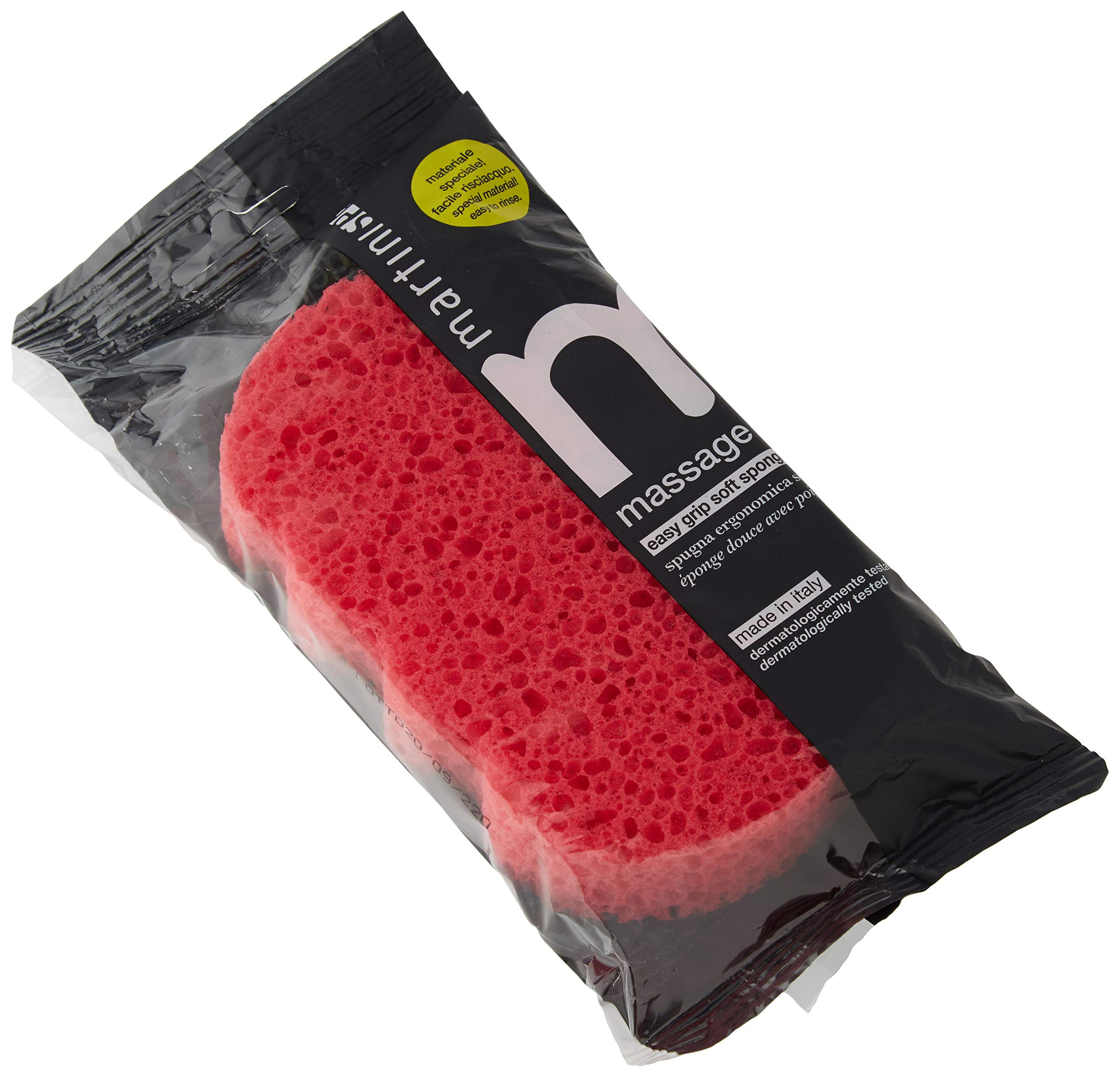 MartiniSPA Massage Color Sponge Pamper with Ergonomic Handle, Assorted Colours - 15 g, Green - Image 3