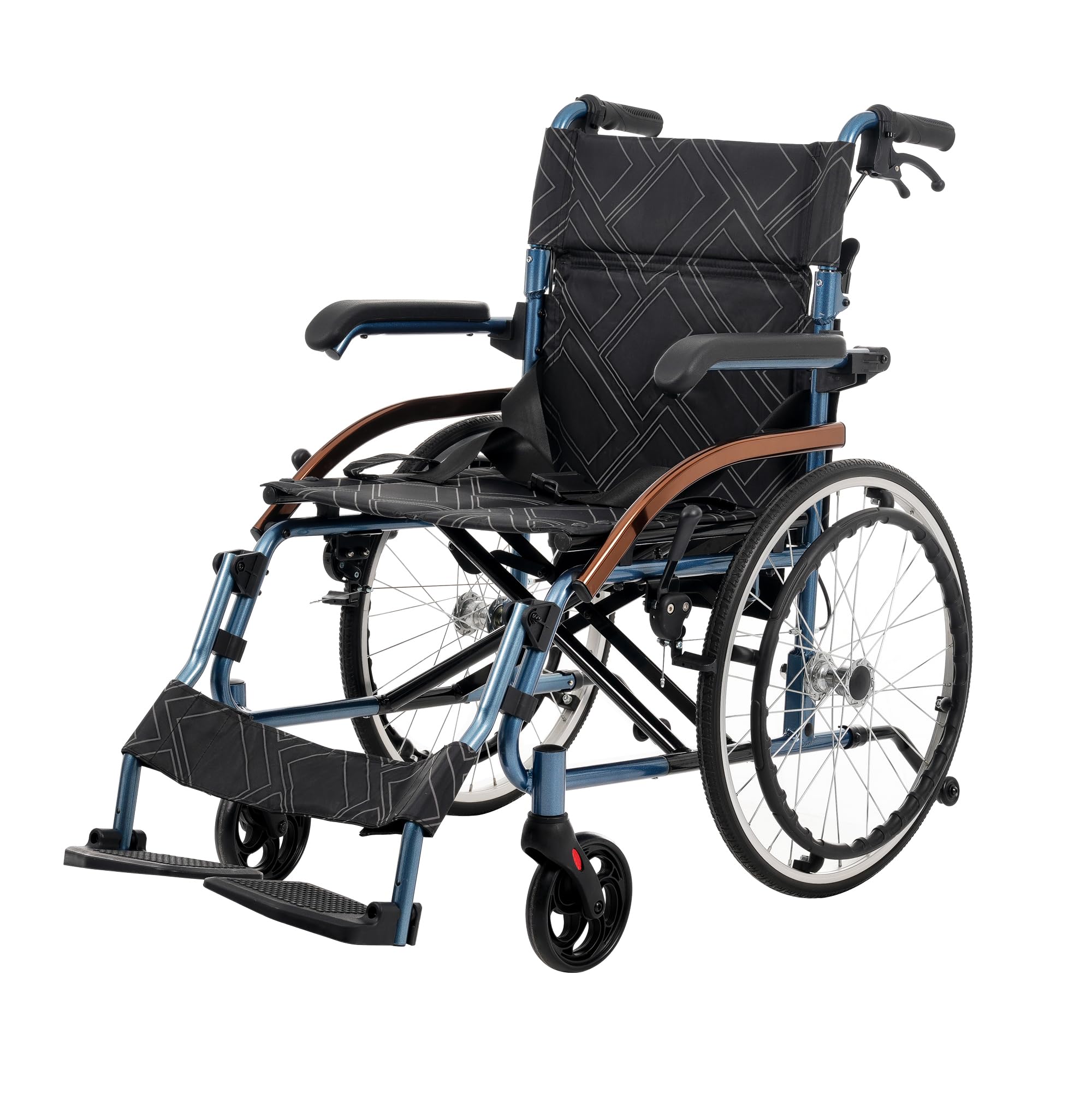 Amazon | 車椅子 自走介助兼用 折りたたみ式 自立型 アルミ製 軽量