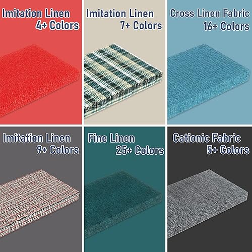 Miniatura 3 de ROFIELTY Cojín de banco personalizado, cojín duradero para muebles de patio, cojín antideslizante para asiento de ventana, cojín de banco para