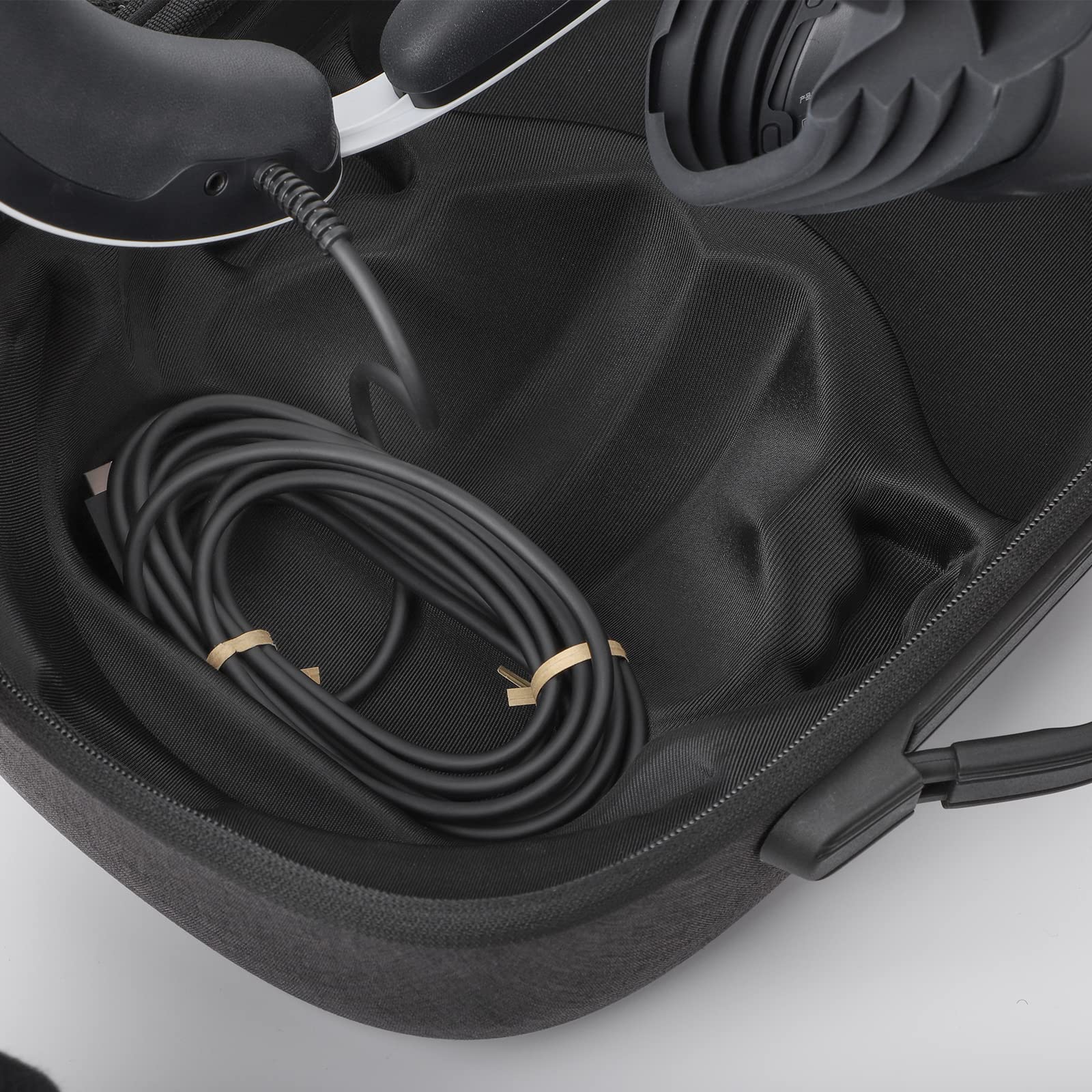 Sacoche de Transport pour PSVR2, Sac de Voyage la Manette et Le Casque pour PS VR2, Sac de Transport pour PSVR 2 avec Sac de Rangement pour la Manette