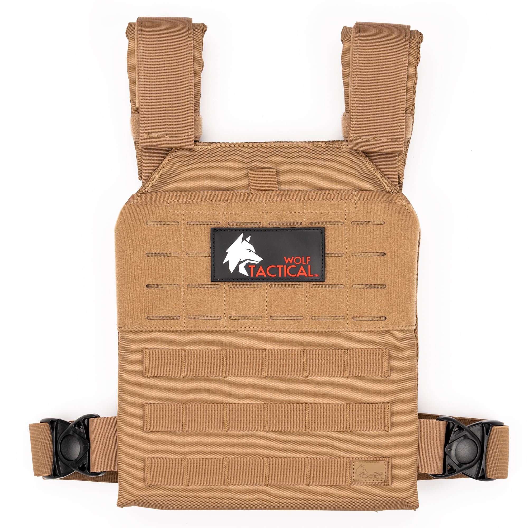 Gilet Lesté Réglable Wolf Tactical - Homme/Femme - Entraînement Musculation - Noir