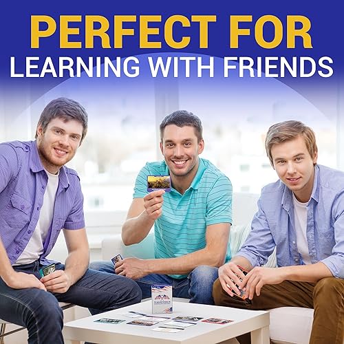 Miniatura 8 de Briston 71 tarjetas flash divertidas de geografía y bandera de EE. UU. - Estados Unidos, territorios, tribus nativas y más - Historia, orígenes y