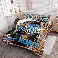 Vista 220 de Axolotl Kid Comforter Set Twin Size,Racing Car Bedding Set for Boys Girls Teen Kids Children Racing Gifts,Race Cars Quilt Bed Set with 1 Comforter 2