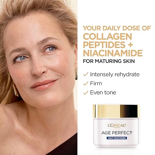 Miniatura 3 de LOreal Paris Age Perfect Collagen Expert - Hidratante nocturno antienvejecimiento y tono uniforme reaprieta rehidrata y reafirma la piel 25 onzas