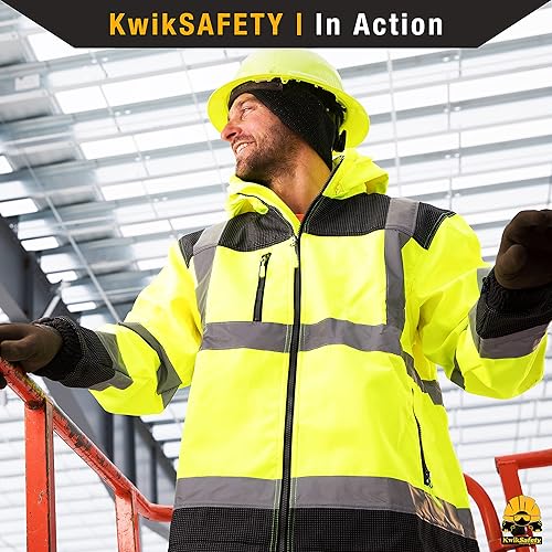 Miniatura 7 de KwikSafety - Charlotte, NC - AGENT & GALAXY Softshell Safety Jacket Base & Limited Edition Design Class 3 ANSI Tested OSHA