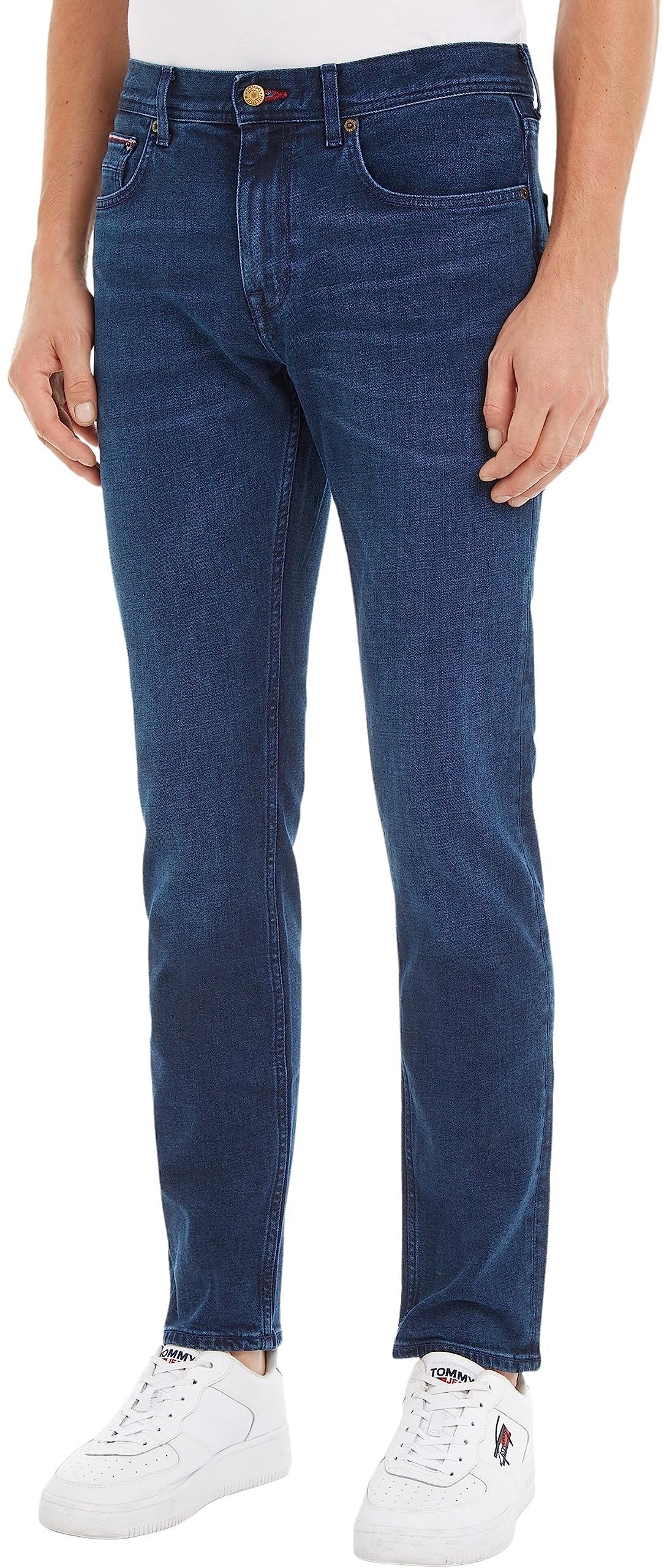 Tommy Hilfiger Men's Core Straight Denton Bridger Ind Mw0mw26781 Denim Pants, Denim (Bridger Indigo), 28W / 30L