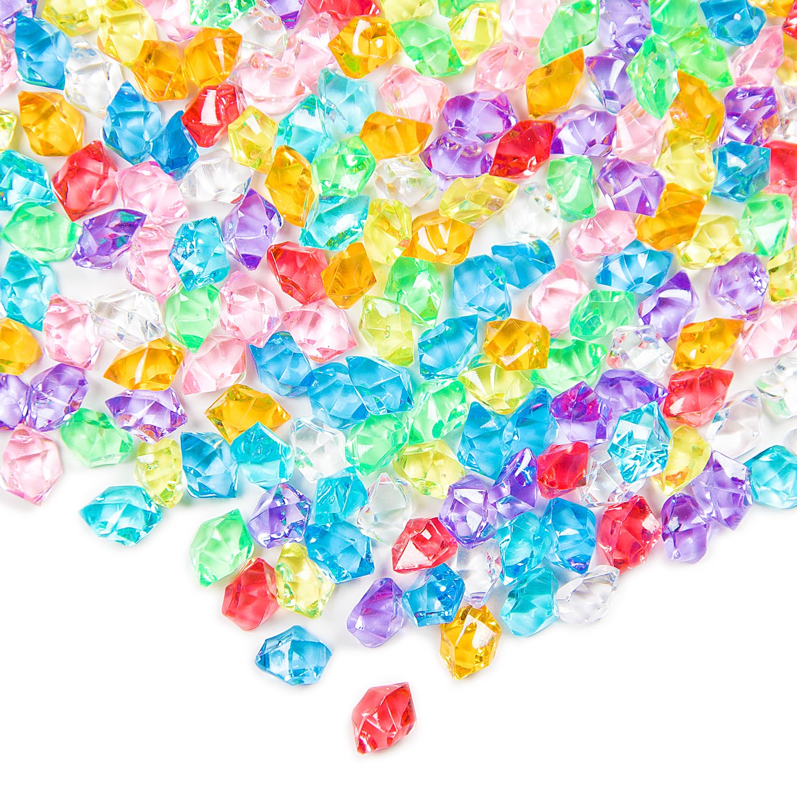 Amazon.co.jp: Featuman マルチカラークリスタル宝石 プラスチック