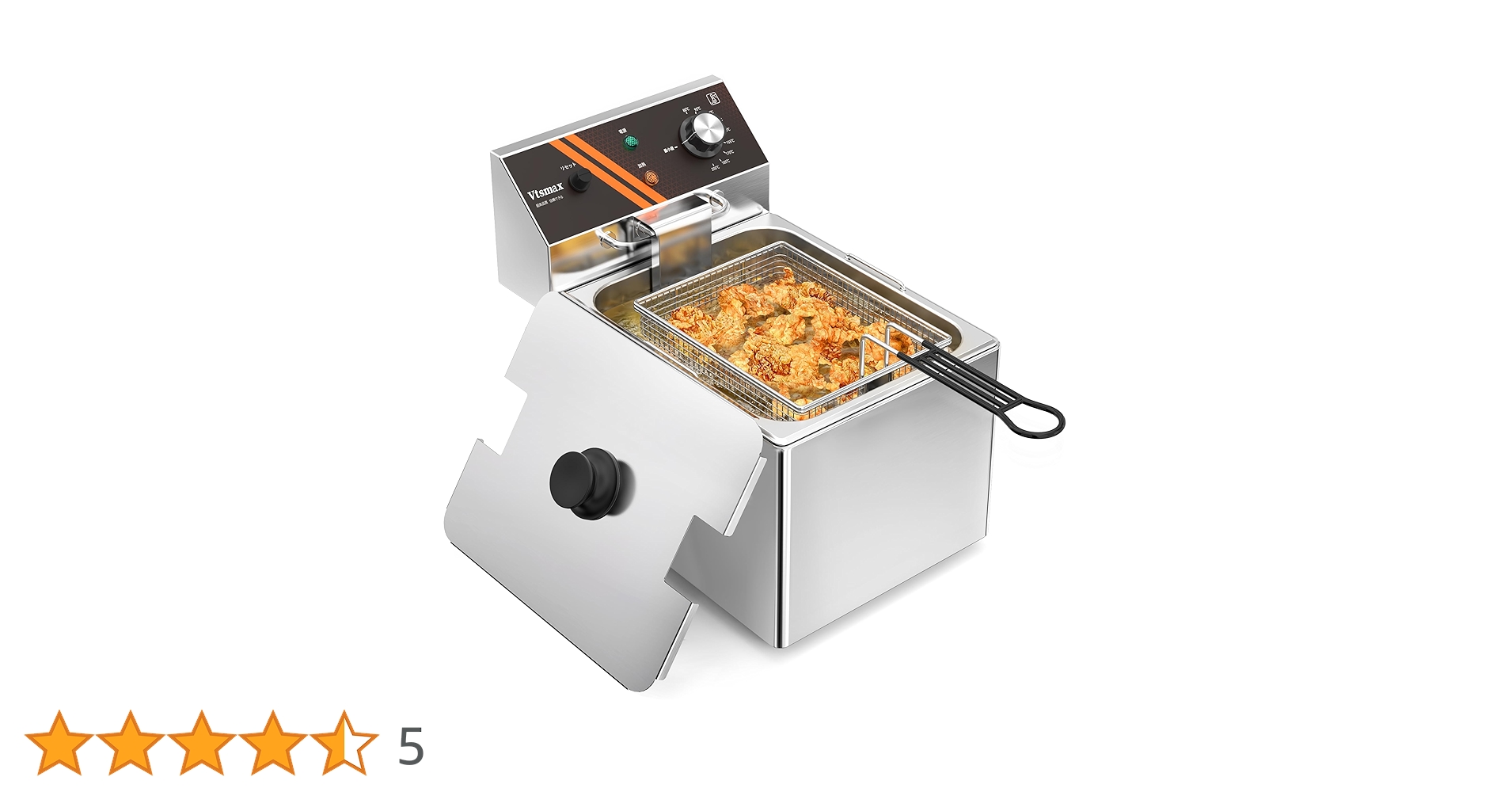 ステンレス電気フライヤー 業務用 12L大容量卓上フライヤー家庭用80-200℃ Amazon.co.jp: Vtsmax ステンレス電気フライヤー 業務用 12L大容量卓上