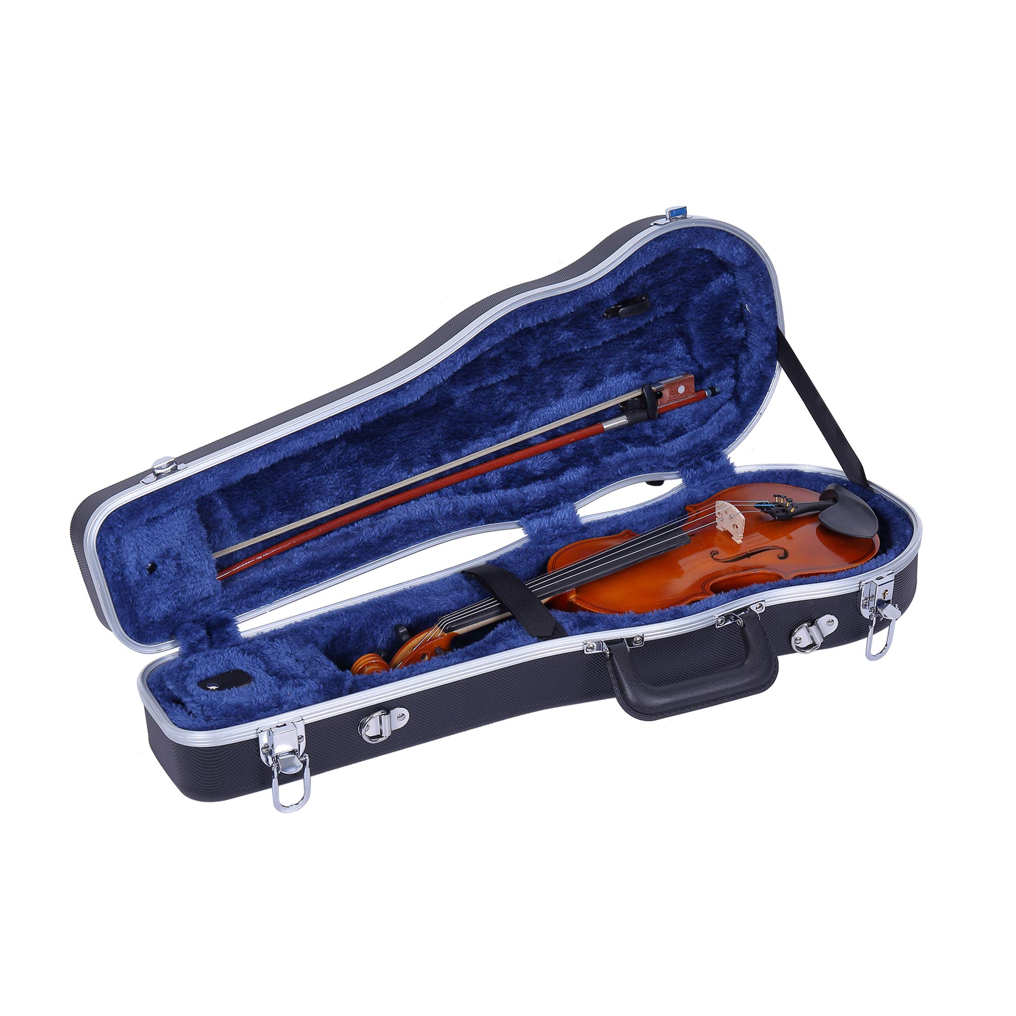 Crossrock 3/4 Violin Case-Backpack Style in Black (CRA800SVTBK)
