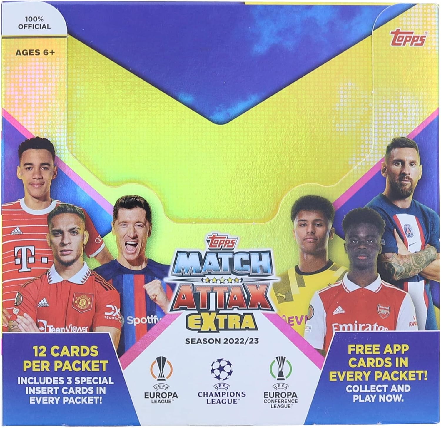 Topps UEFA 2022/23 Champions League Match Attax Extra Display Box
