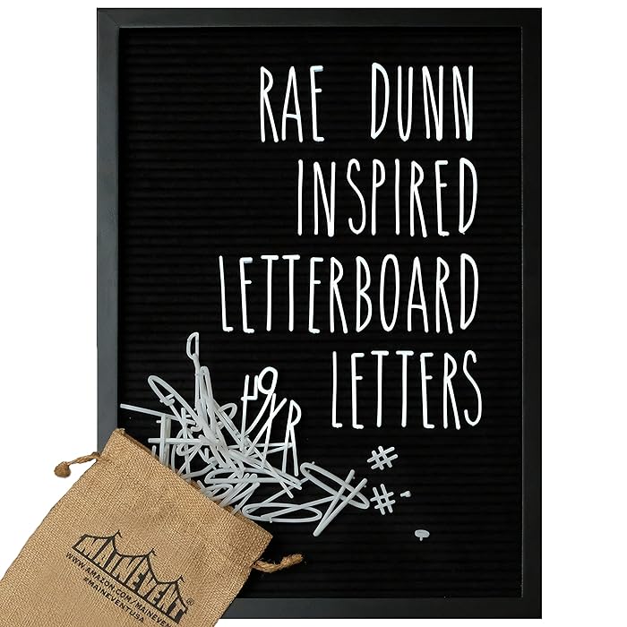 Buy Skinny Letterboard Letters Set in Rae Dunn Inspired Font Perfect