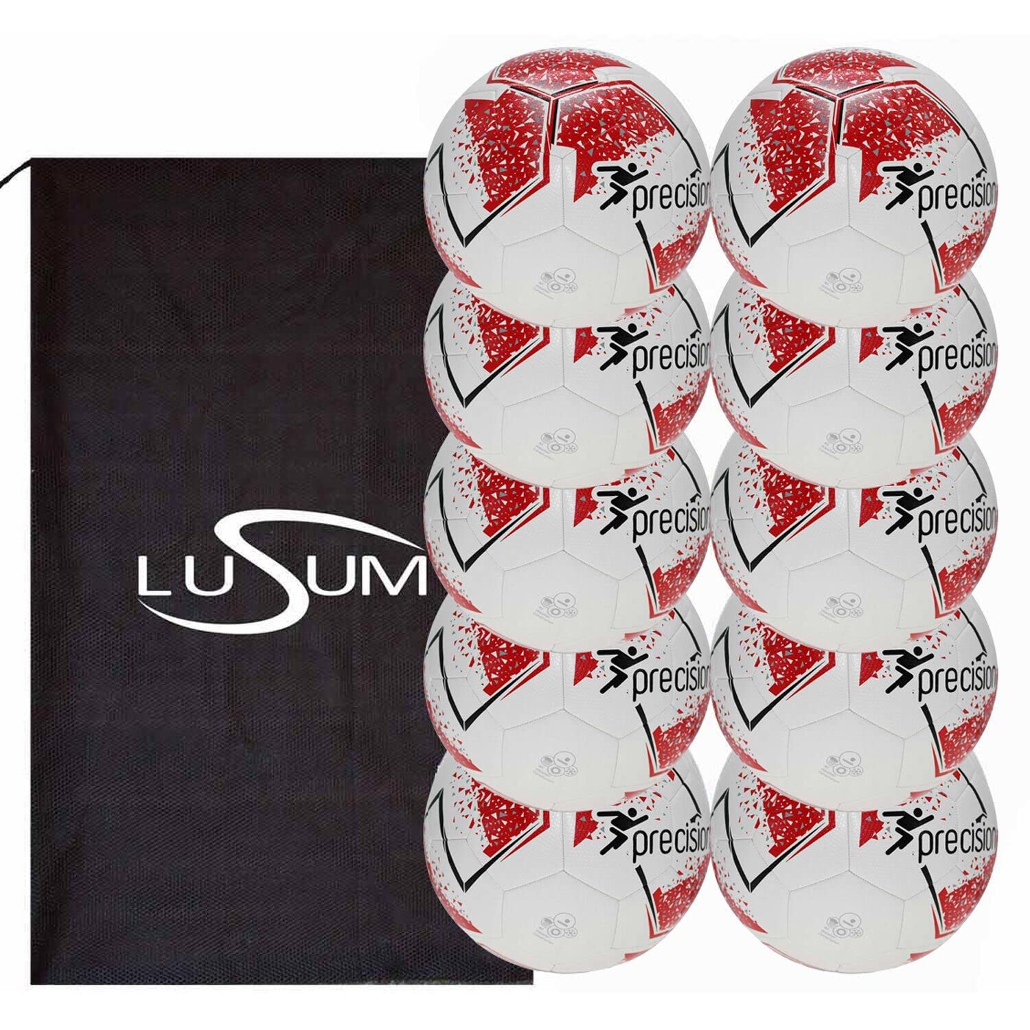 Big Game Hunters Precision Training Fusion Football 10 Ball Pack with Bag